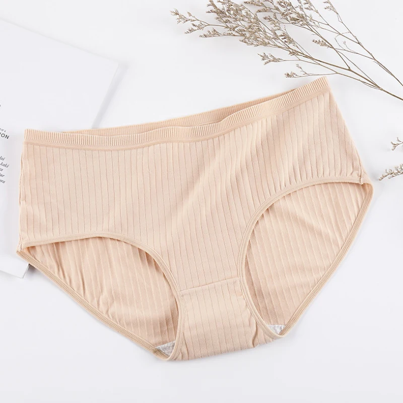 Женское Бесшовное нижнее белье из хлопка большие размеры 2XL/4XL Прямая поставка 2019|