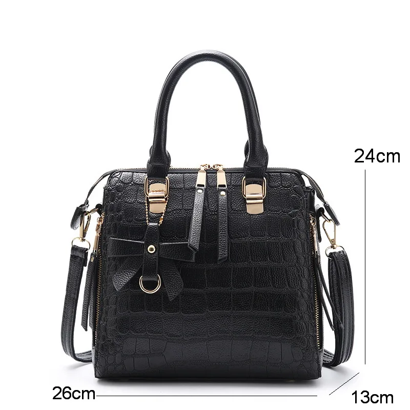 Mododiino женская сумка из крокодиловой кожи через плечо искусственной Сумка тоут с