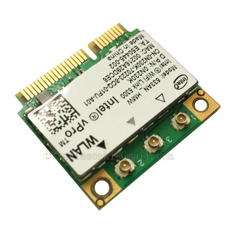 WiFi Link 5300 Mini PCIe 450M 802.11a/b/g/n беспроводная карта 0KW374 533ANHMW MIMO для Dell Intel Ultimate-N 1310 1710 E5400 |