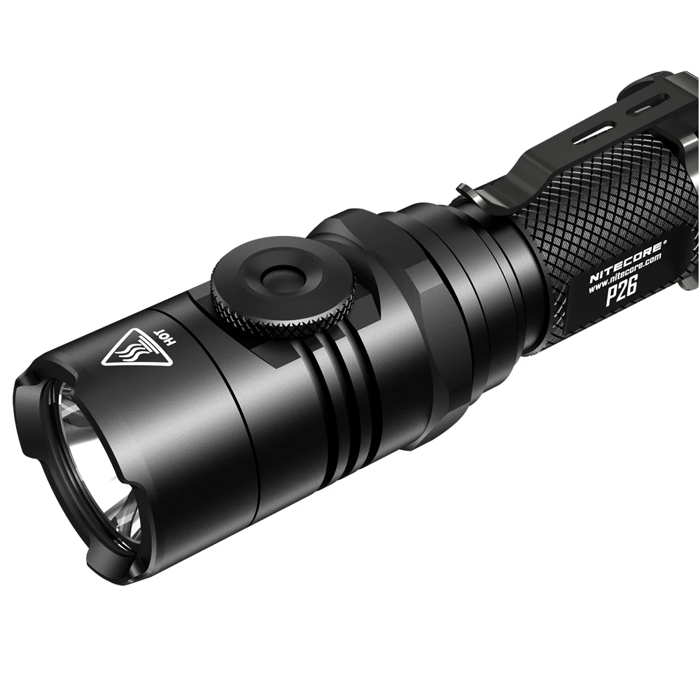 Скидка NITECORE P26 1000 лм светодиодный бесступенчатый фонарик с регулируемой яркостью
