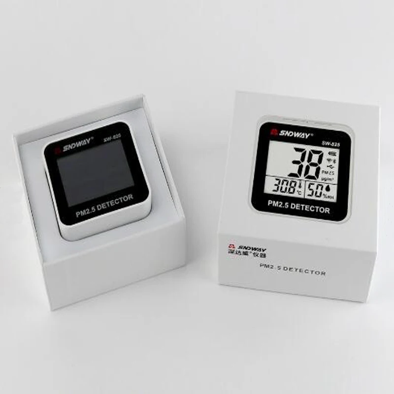 Sndway PM2.5 детектор PM 2,5 монитор качества воздуха анализатор газа PM 2,5 детектор с датчиком температуры и влажности дисплей