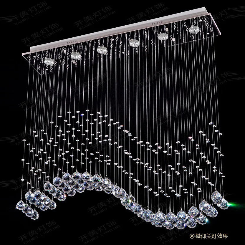 Хрустальная люстра для гостиной современный роскошный светильник в виде