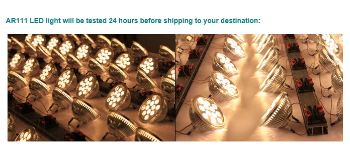 

9w G53 Bridgelux led spot bulb lamp for grille lighting DC12v AR111 led venture light white color 1000lm 10pcs/lot promotion