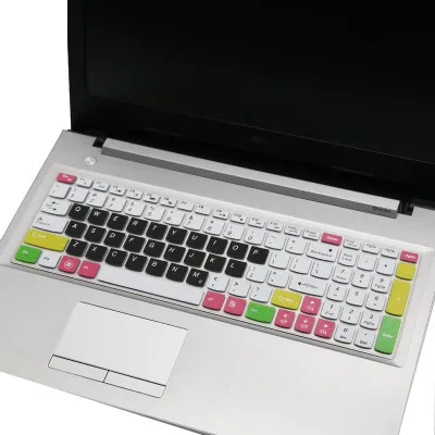 Candyblack Крышка клавиатуры силиконовая для lenovo IdeaPad U510 S510P G585 G580 G570 G575 G505 G510 G500 G501 G700 B590 B5400 - Цвет: Candyblack