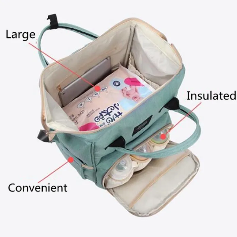 Сумка для подгузников мам ухода за ребенком сумка брендовая большая емкость