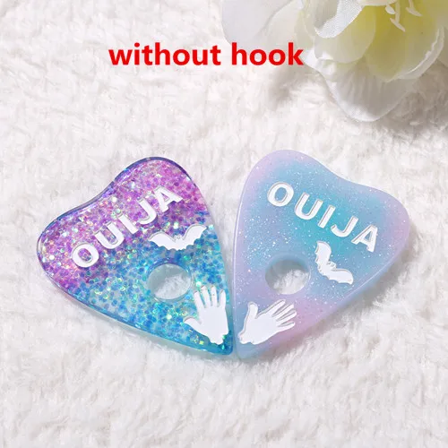 without hook 10 шт 39*47 мм ouija амулеты Смола амулеты ожерелье подвеска брелок амулеты для украшения серьги DIY - Окраска металла: without hook