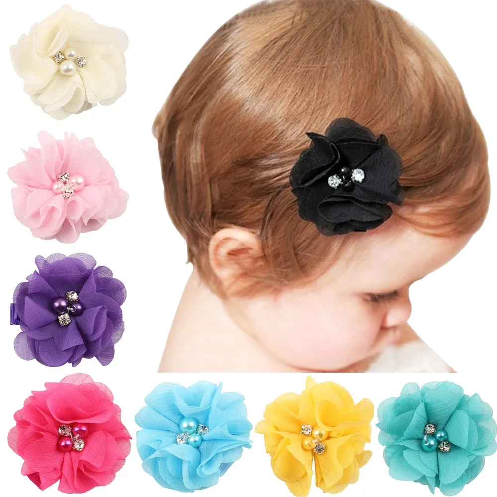 

1PC New Scrunchces Hair Clips Headdress of Hair Accessories Children Hairpins Toddler W--211