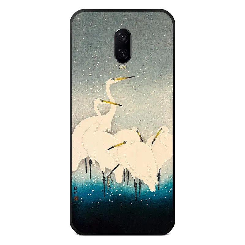 Ukiyo e мягкий силиконовый чехол в японском стиле из закаленного стекла для