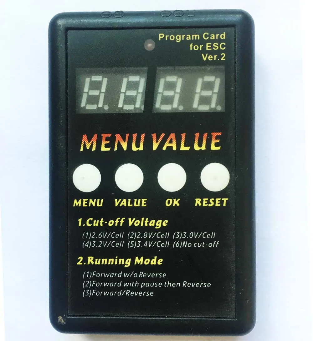 Program Card СВЕТОДИОДНЫЙ для ZTW Mantis Series ESCs|Детали и аксессуары| |