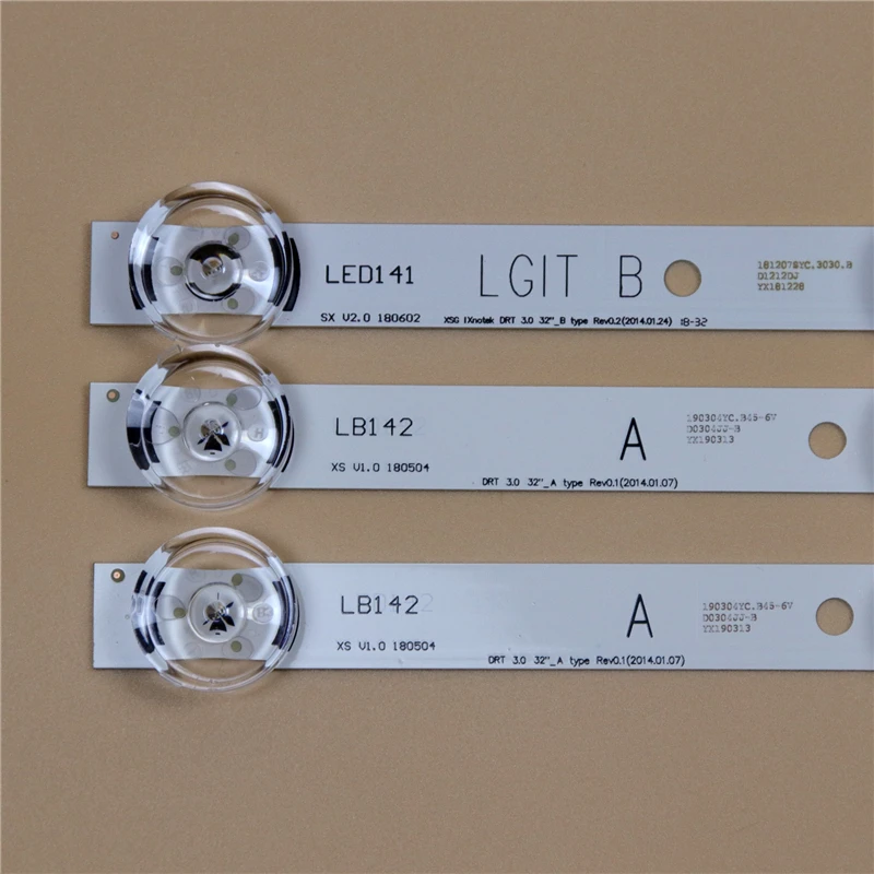 Светодиодные панели для телевизора LG 32LB5650, 32LB5630, 32LB563B, 32LB563U, 32LB563V, 32LB565U, 32LB565V светодиодный комплект светодиодных лент с подсветкой, 6 светодиодный ных ламп, 3 полосы