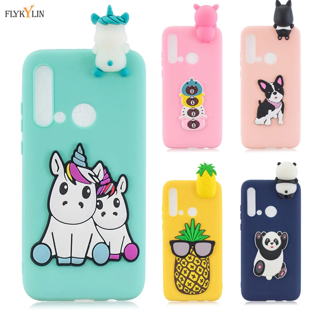 Чехол с единорогом из мультфильма для Huawei P20 Lite 2019 5 84 дюймов силиконовый чехол