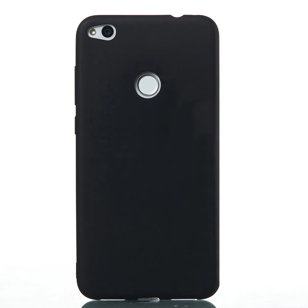 Black Case Противоударный чехол для телефона huawei P Smart P20 Plus P10 P8 P9 Lite mini P9 Lite Smart P20 Pro силиконовый чехол - Цвет: Black Case