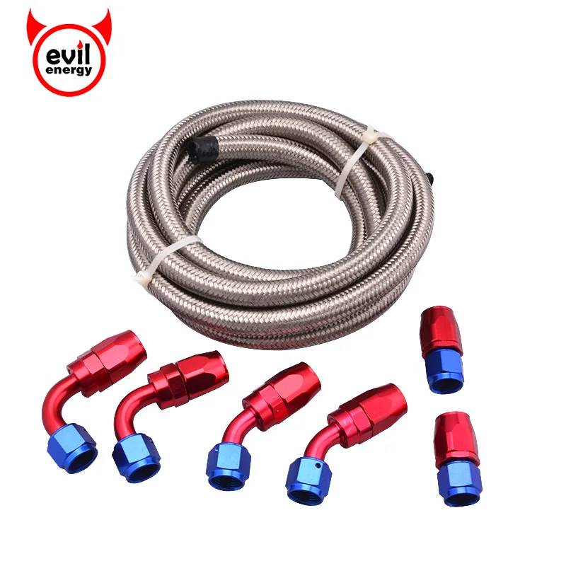 Маслоохладитель из нержавеющей стали 3 м 45 градусов|oil cooler kit|cooler kitoil kit |