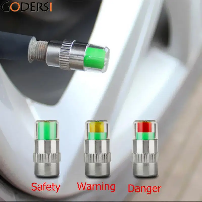1pc Auto Tire Pressure Monitor Valve Stem Caps Sensor Indicator Eye Alert WX0300 | Автомобили и мотоциклы