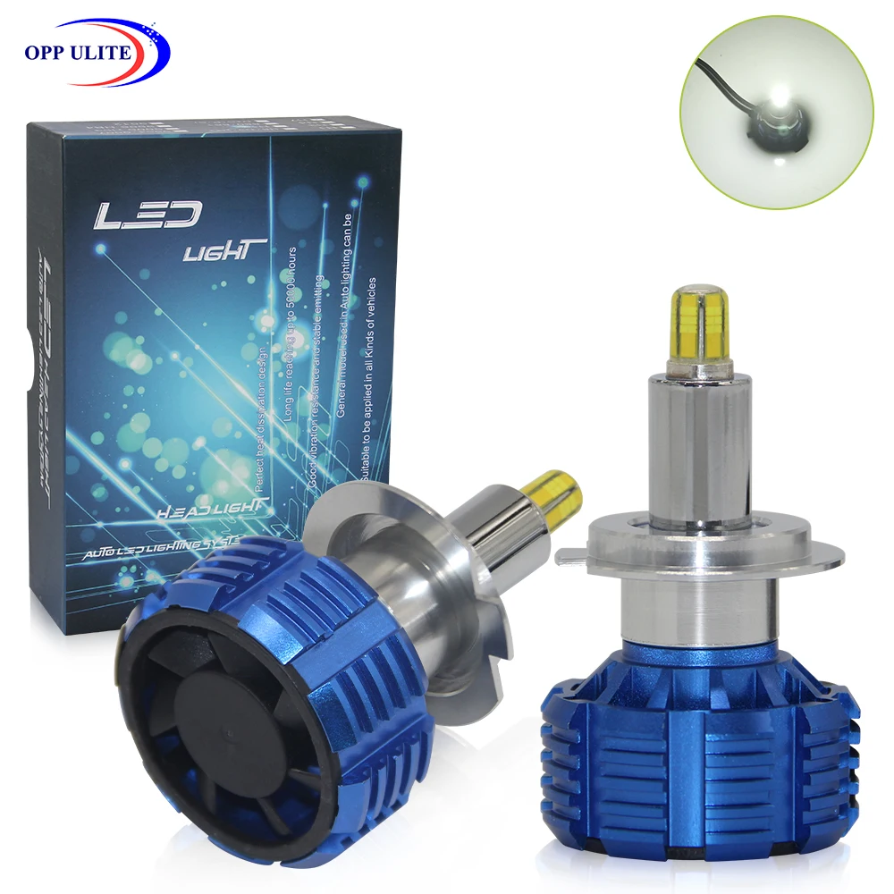 Opp ulite новый дизайн 360 Угол луча H11 led головной убор супер яркий 36 Вт 4800LM 6000 К H7 9006 9005