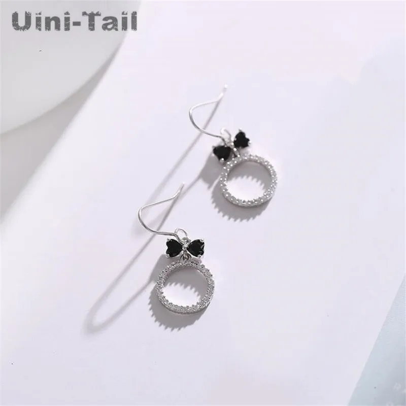 Uini-Tail горячая новинка искусственная кожа серебряный лук микродержатель