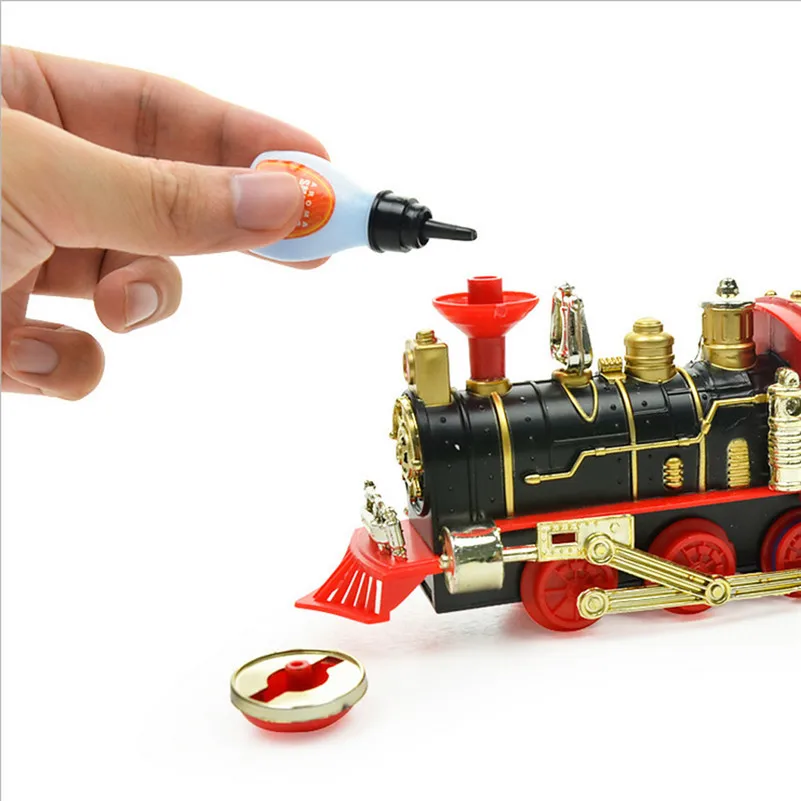 Remote Control Conveyance Car Electric Steam Smoke RC Train Set Model Toy Gift es voitures petites model machine QC3 | Игрушки и хобби