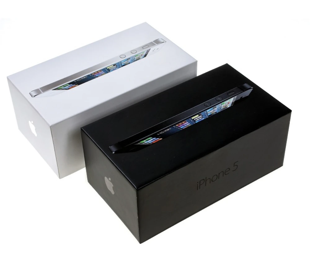 Apple iPhone 5, двухъядерный, 4,0 дюймов, WCDMA, 16 ГБ/32 ГБ/64 Гб rom, 1 ГБ ram, 8 Мп камера, IOS Touch ID, заводской разблокированный мобильный телефон