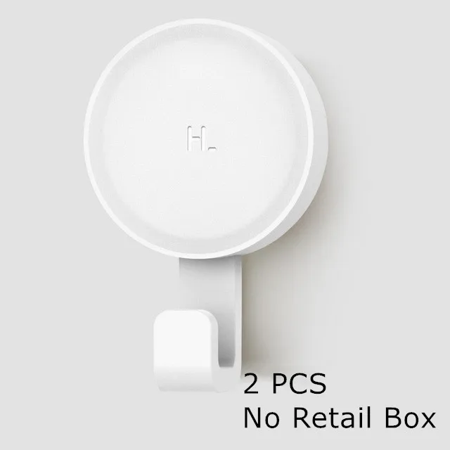2 PCS Xiaomi Youpin HL Happy Life маленькие клейкие крючки крепкие для ванной спальни кухонные настенные крючки 3 кг Максимальная нагрузка - Цвет: 2 PCS