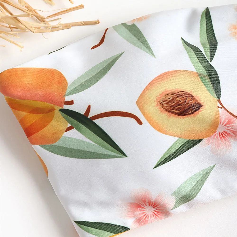 Летний женский комплект бикини из двух частей топ со средней талией пляжный