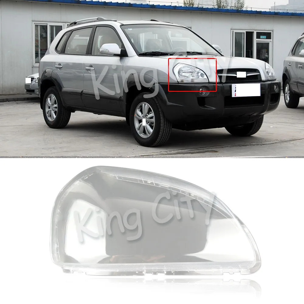 Capqx 1 шт. для hyundai Tucson 2006-2012 передняя фара Lampcover фара дальнего света водостойкая яркая лампа тенты в виде ракушки крышка