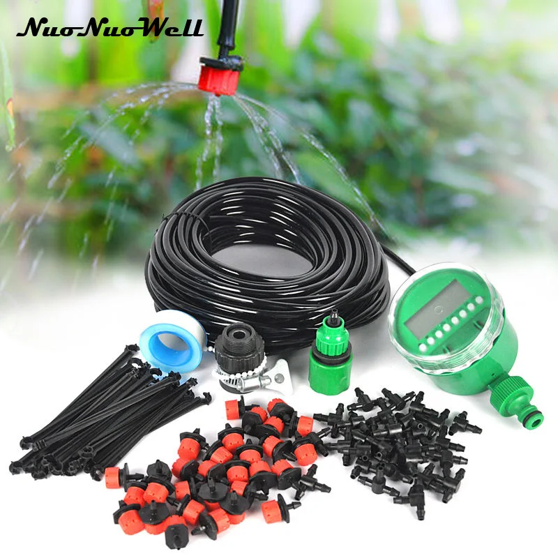 NuoNuoWell DIY 4 мм микро система капельного орошения с автоматическим таймером