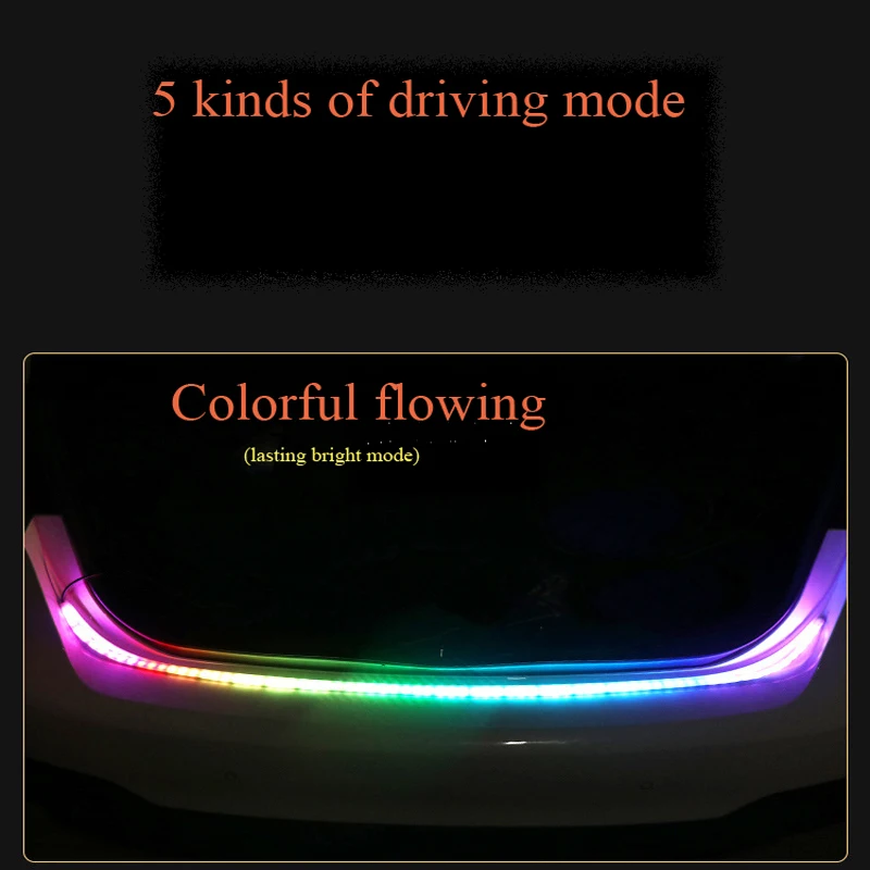 RGB светодиодный водонепроницаемый для автомобиля фонарь багажника с поворотным