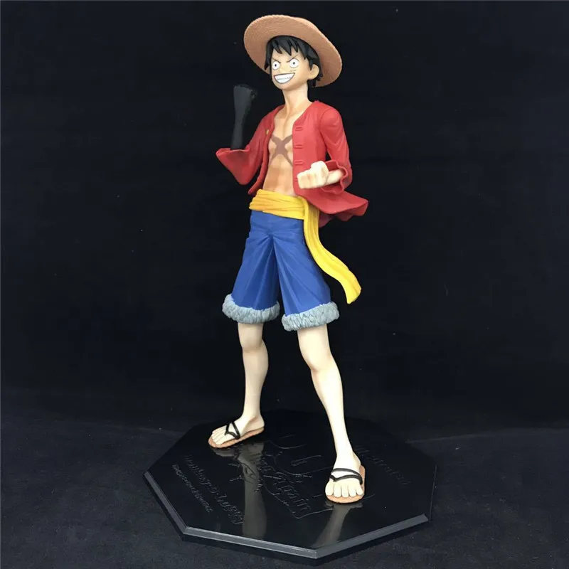 23 см аниме Eiichiro Oda цельная фигурка игрушка обезьяна D соломенная шляпа Луффи