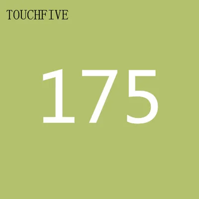 175 1 шт. TouchFive на выбор, 168 цветов, маркеры для эскизов, маркеры на спиртовой основе, набор цветных маркеров, товары для рукоделия, ручка для школы - Цвет: 175
