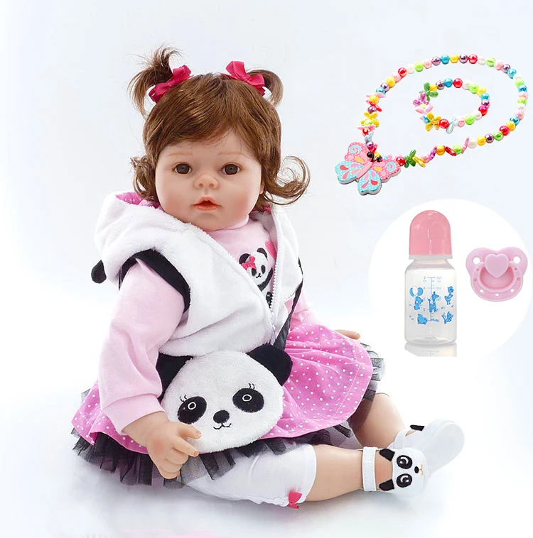 Кукла реборн силиконовая 52 см для девочек|Куклы| |