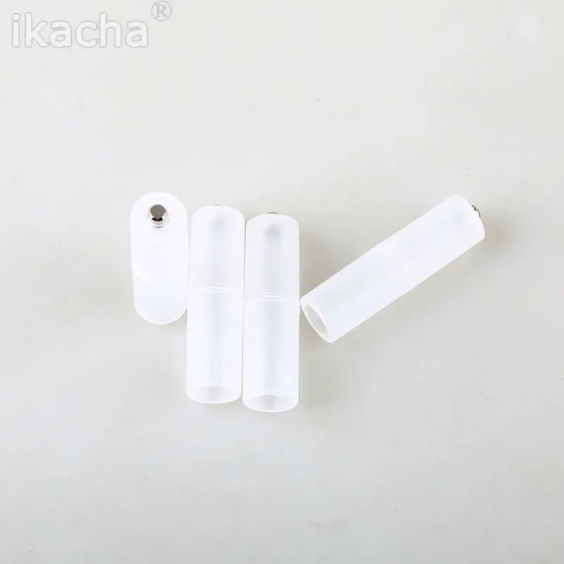 2pcs Plastic Battery Adapter Convertor Size For AAA to AA Cell Adaptor Case Converter Switcher Free Shipping |