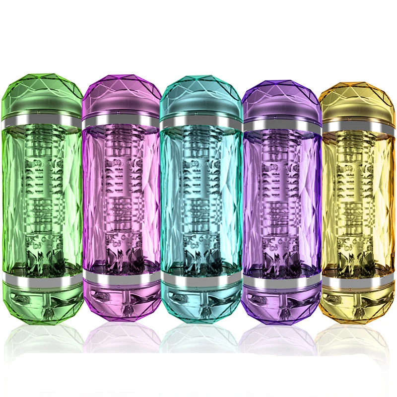 Мужской мастурбатор вибратор Мужская мастурбация чашка кристалл красочная