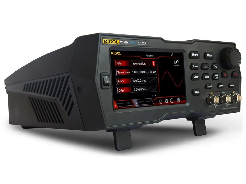 Rigol DG952 двухканальный генератор сигналов произвольной формы с функцией 50 МГц