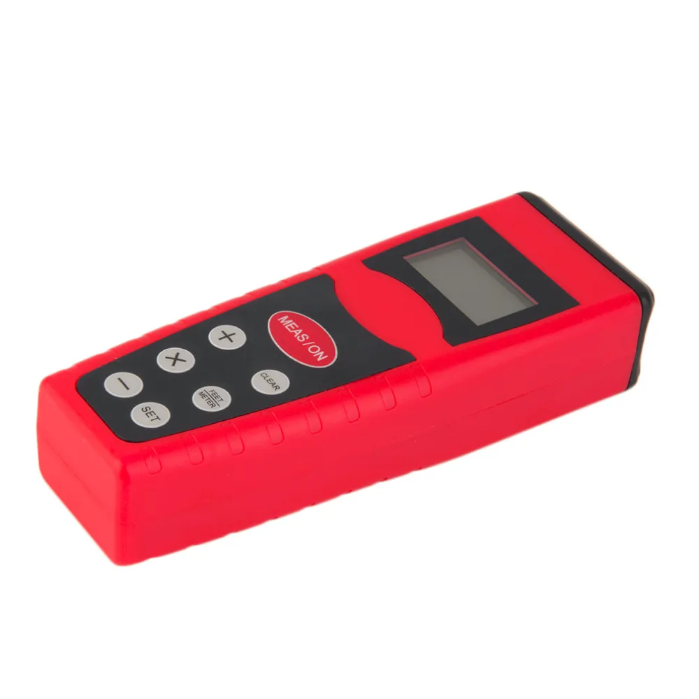CP3000 красивый красный Ультразвуковой дальномер от 50 см до 18 м измерительный с