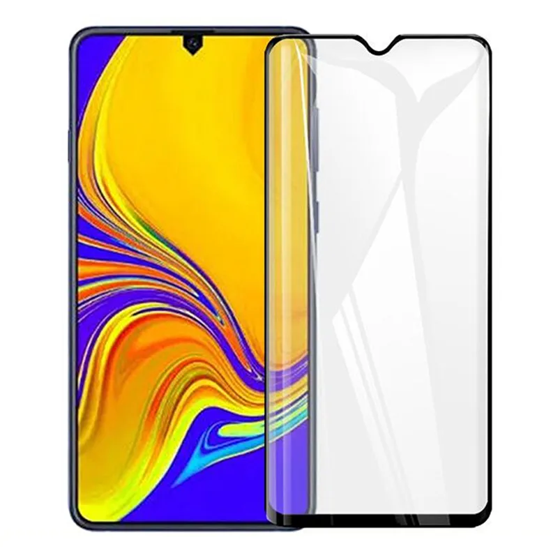 20 шт./лот 9D полное клеевое закаленное стекло для samsung Galaxy A20 A40 A70 A30 A50 A10 A10s A20s полное покрытие экрана Защитная пленка