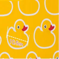 Так мило 50x160 см 7 дизайнов желтый& красочные маленькие утки напечатаны хлопчатобумажная ткань для одежды платья постельные принадлежности лоскутное шитье - Цвет: 10cm duck