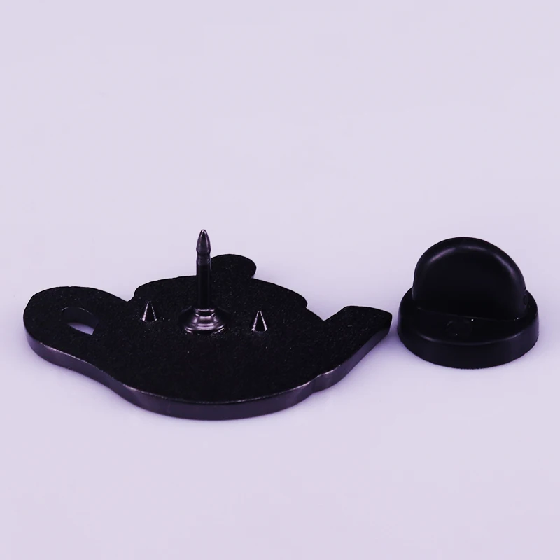 Цветочный чай эмалированный булавка Цветущий чайник бейдж напиток