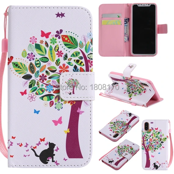 Кожаный чехол кошелек с перьями медведя для девочек Samsung Galaxy NOTE8 NOTE 8 J330 J530 J730