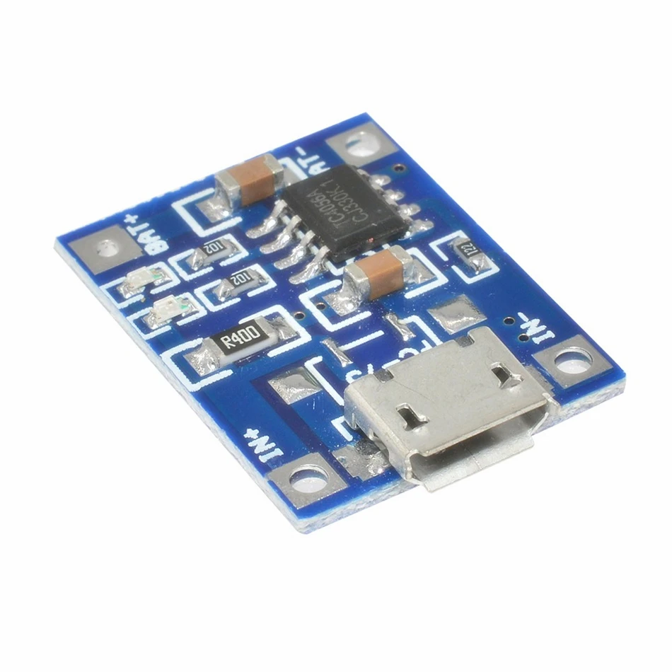 TP4056 5 в TENSTAR ROBOT 1A Micro USB Mini 18650 литиевая батарея зарядная плата модуль зарядного