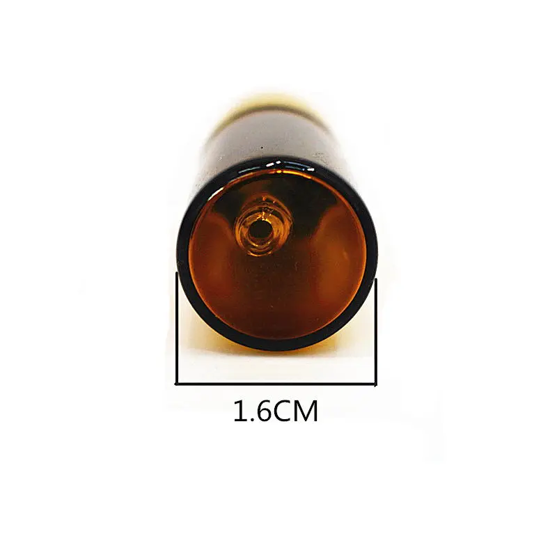 50 шт./лот 3 мл мини янтарная бутылка с пипеткой пустая стеклянная для эфирного