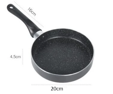 6 inch black 6 дюймов/8 дюймов сковорода Nougat Снежинка хрустящий горшок кастрюля выпечка поварёшка индукционная плита электрическая керамическая плита - Цвет: 6 inch black