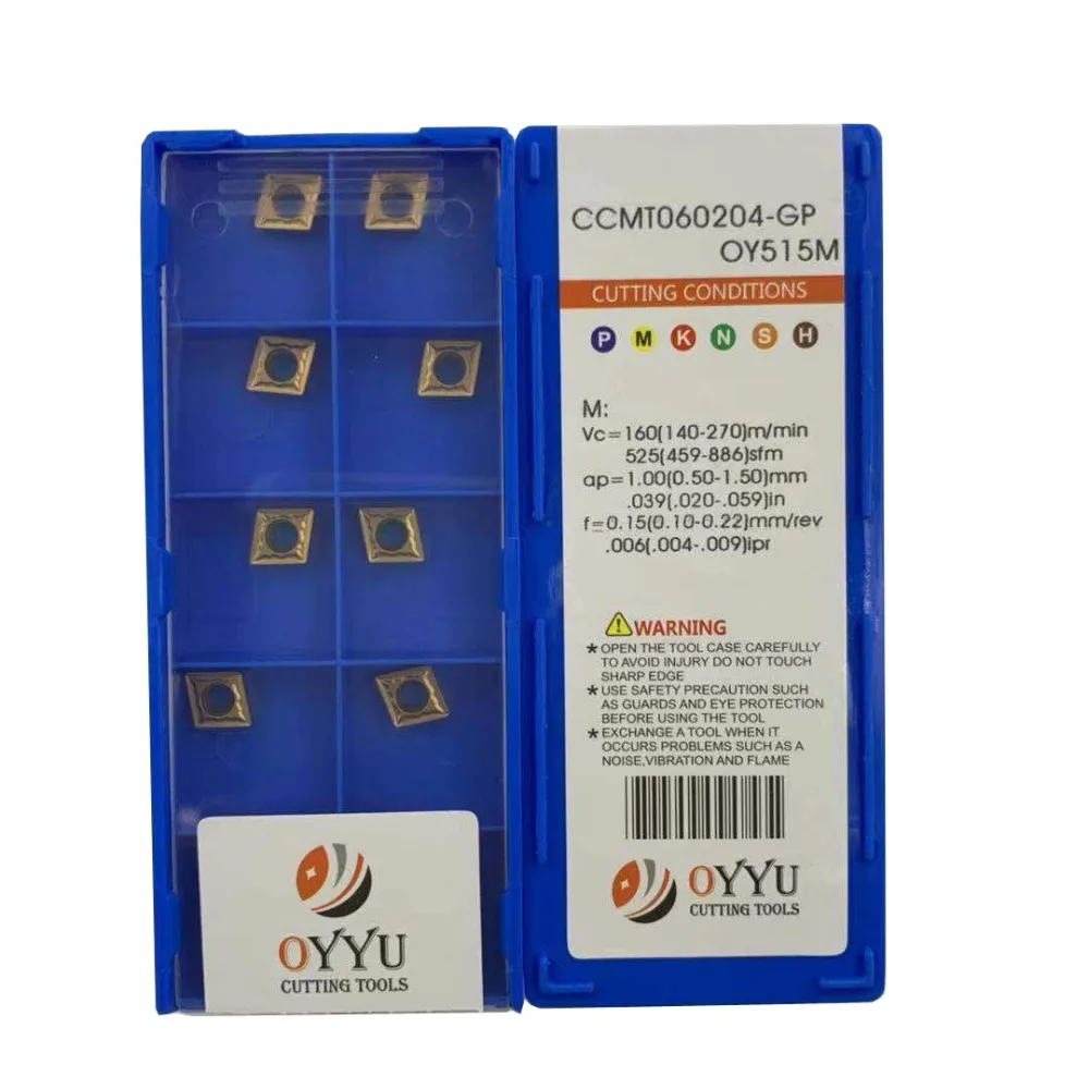 Карбидные вставки OYYU CCMT 060204 060208 Φ OY515M обработка нержавеющей стали токарные