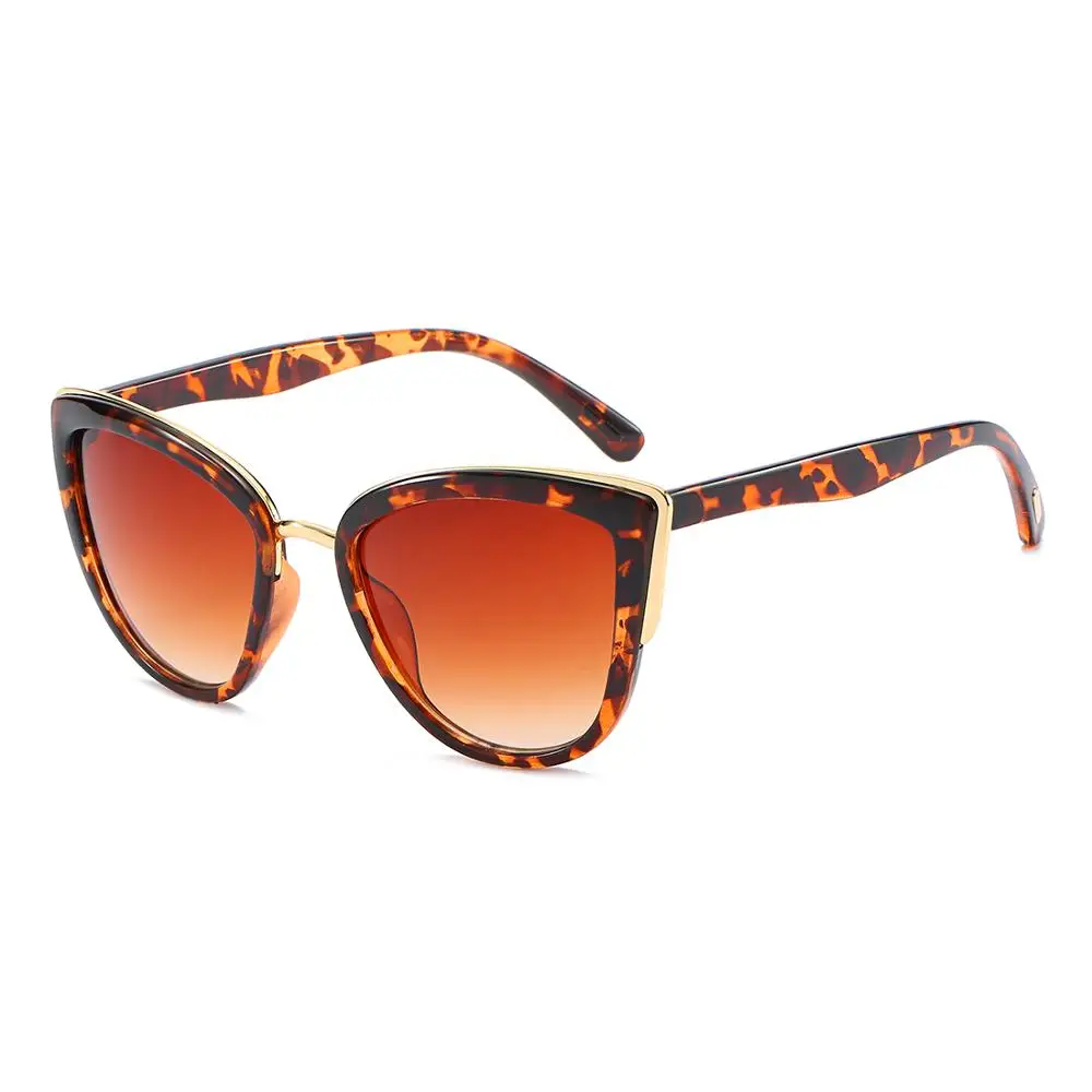 Xinfeimeng Роскошные брендовые солнцезащитные очки кошачий глаз для женщин винтажные