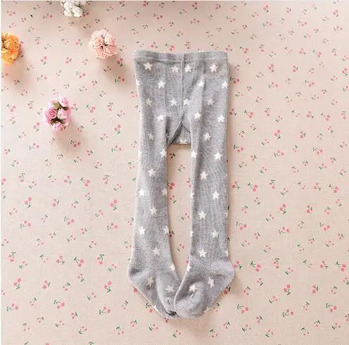 Колготки для маленьких девочек со звездами 2018 года чулки новорожденных детские