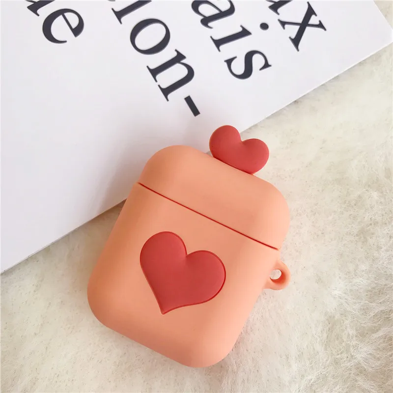 8 Чехол для наушников для Airpods Earpods портативный силиконовый мини круглый чехол для ушей Air Pods Pod Coque Funda - Цвет: 8