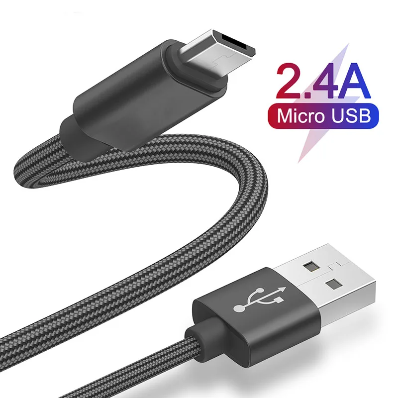 Кабель Micro USB 100 A для быстрой зарядки шнур синхронизации данных SAMSUNG Xiaomi Mi Huawei 200 м