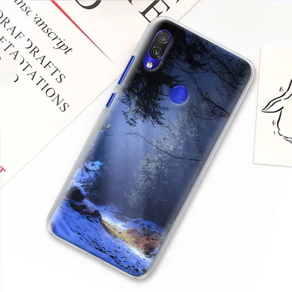 04 Зимний Снежный лес чехол для телефона для Xiao mi Red mi 7 5 6 Pro Note 7 Pro 5 5A 6 mi A1 A2 8 Lite 9 чехол Coque - Цвет: 04