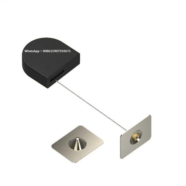 50 шт/Партия Ювелирные изделия безопасности выдвижной pull box tethers, противоугонная Выдвижная pull box, противоугонное кольцо дисплей