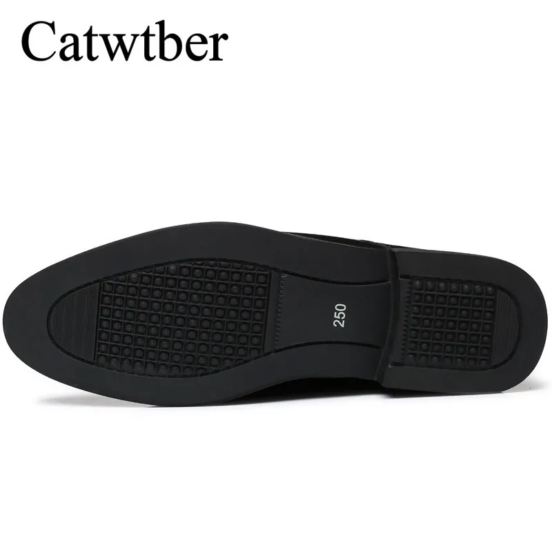Catwtber Hot Sale! new 2018 British Men Leather Shoes slip on Men's flats casual pointed toe Oxfords Wedding free | Обувь