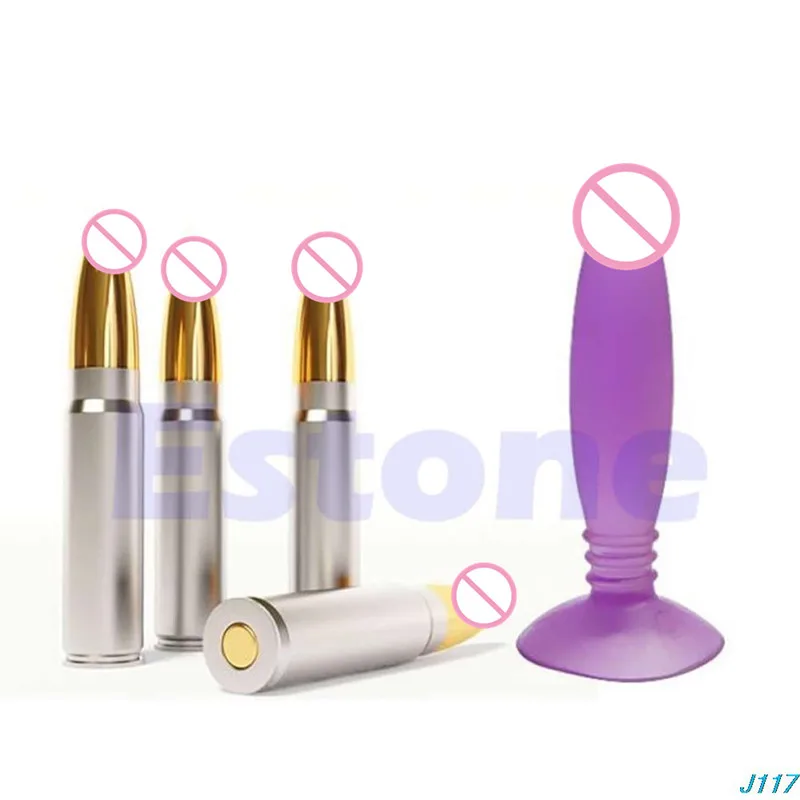 Анальная мини-игрушка анальная пробка для начинающих силиконовая присоска